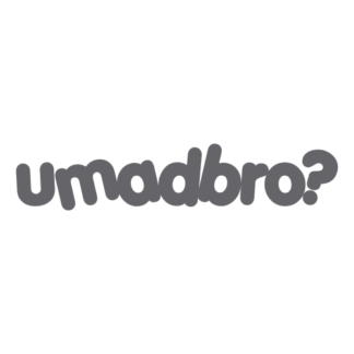 umadbro Decal (Grey)